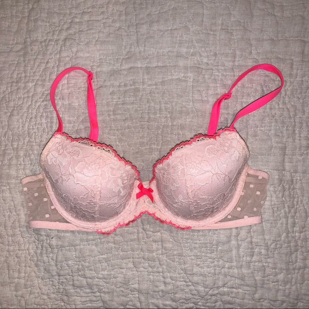Never worn Victoria’s Secret lace demi bra